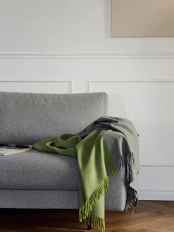 Silkeborg Uldspinderi Secret Plaid, granite/black fra><noscript><img width=