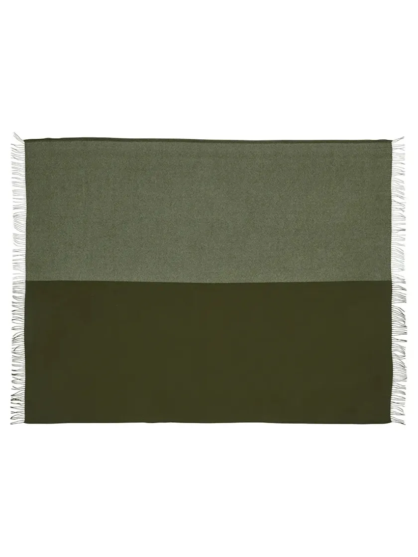 Silkeborg Uldspinderi Secret Plaid, granite/black fra> Puder Og Plaider