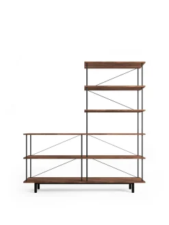 Stellar Works Seiton Reol 3-3 L, valnød fra><noscript><img width=
