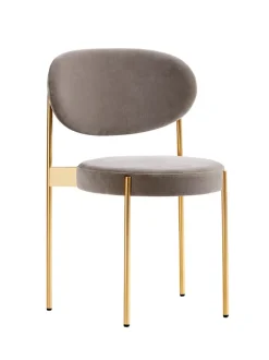 Verpan Serie 430 spisestol, messing af Verner Panton> Spisebordsstole