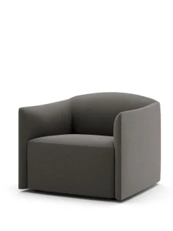 New Works Shore Lounge Chair Extended Base, lava rock fra><noscript><img width=