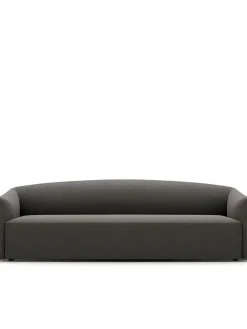New Works Shore Sofa 3 Seater Extended Base, lava rock fra> Sofaer