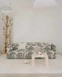 New Works Shore Sofa 3 Seater Extended Base, taupe fra> Sofaer