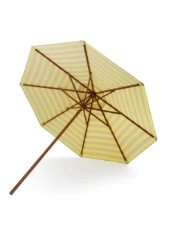 Fritz Hansen Skagerak Messina Parasol Ø300, Light Apricot/Dark Green Stripes fra><noscript><img width=