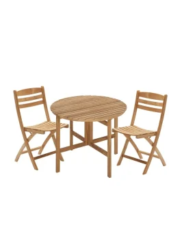 Fritz Hansen Skagerak Selandia Sæt, 4 stole og bord 147 fra><noscript><img width=