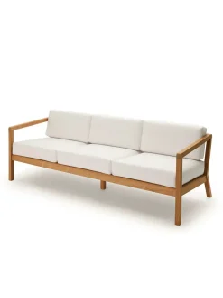 Fritz Hansen Skagerak Virkelyst 3 pers. Sofa, Golden Yellow Stripe fra><noscript><img width=