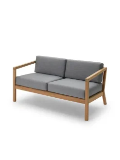 Fritz Hansen Skagerak Virkelyst 2 pers. Sofa, Honey Yellow fra><noscript><img width=