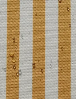 Fritz Hansen Skagerak Virkelyst Stol, Golden Yellow Stripe fra> Udendørs Loungemøbler|Havestole