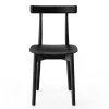 Nine Skinny wooden chair, ash/black fra> Spisebordsstole