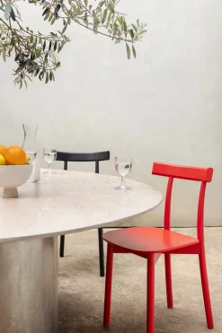 Nine Skinny wooden chair, ash/black fra><noscript><img width=