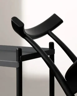 Nine Skinny wooden chair, ash/white fra><noscript><img width=