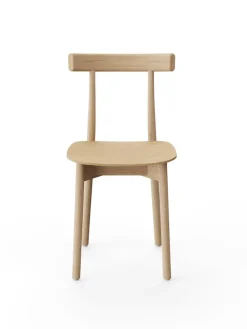 Nine Skinny wooden chair, ash/white fra><noscript><img width=