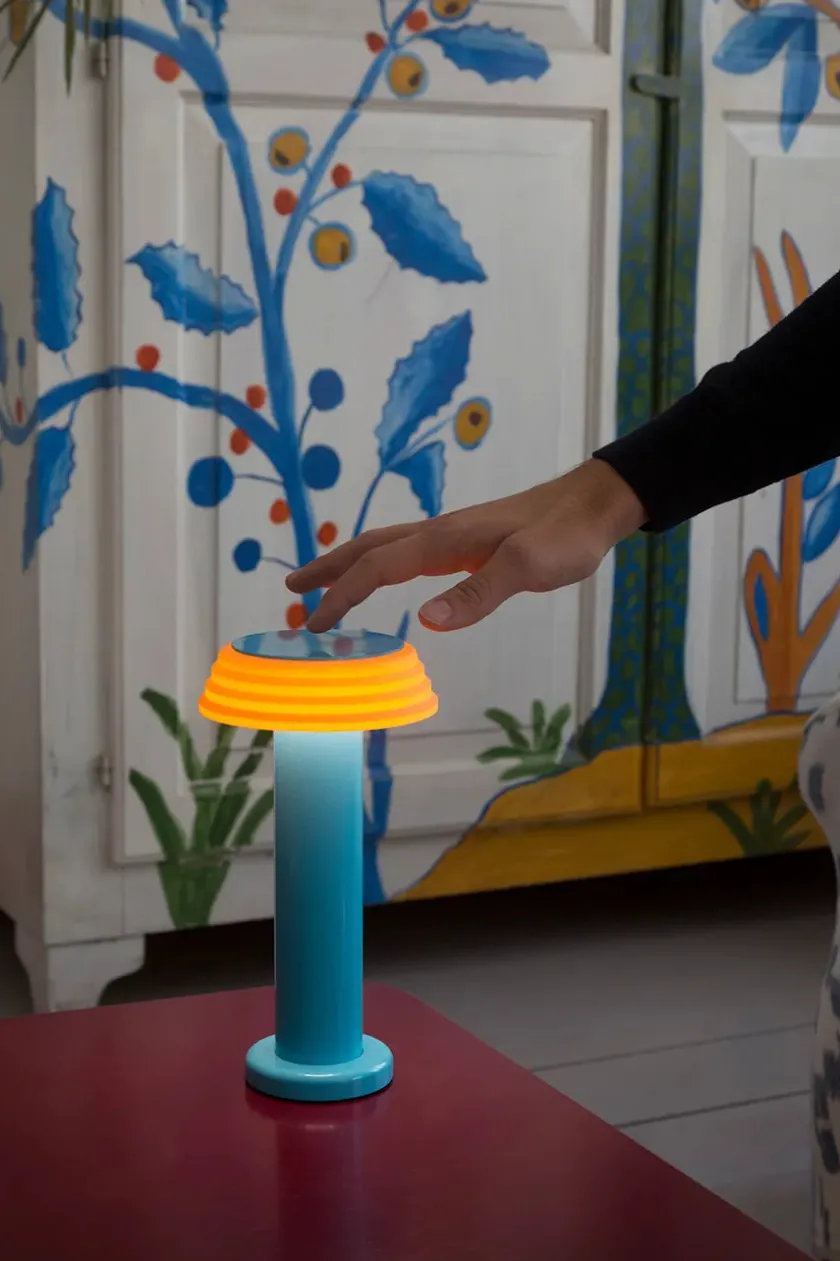 SOWDEN Light Portable Lamp PL1, blue/orange> Portable Lamper|Spots