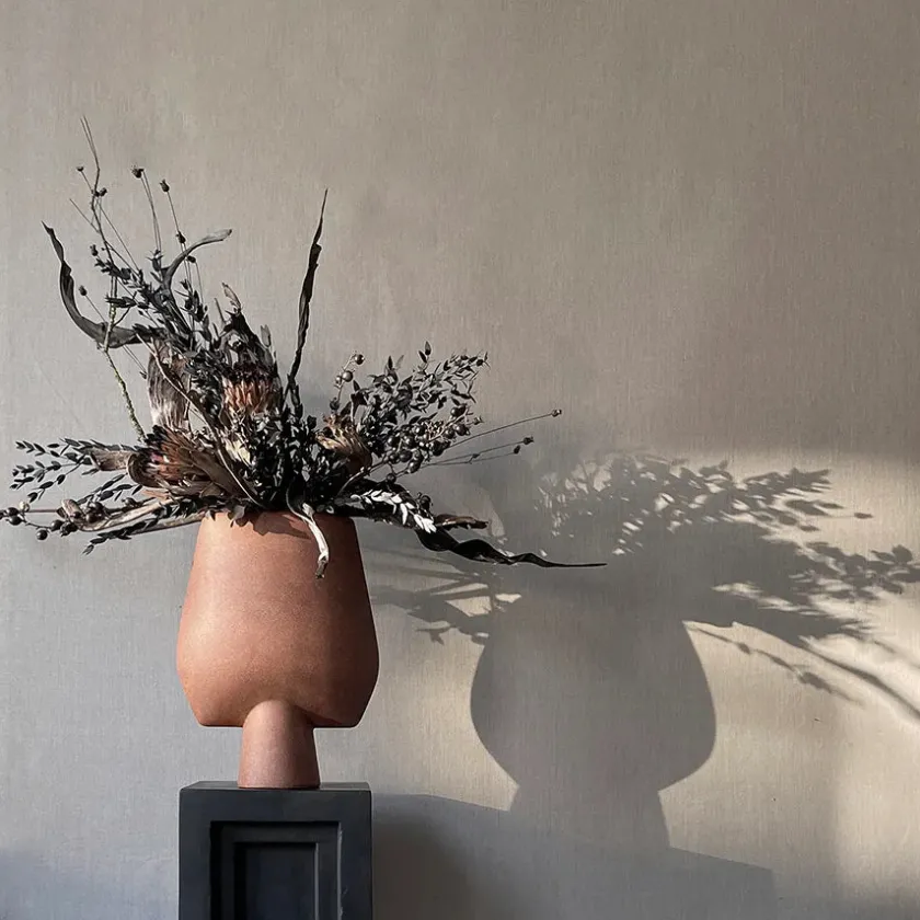 101 Copenhagen Sphere Vase Square - big, coffee fra> Vaser