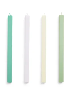 HAY Square Candle 4 Stk., fresh fra> Stearinlys