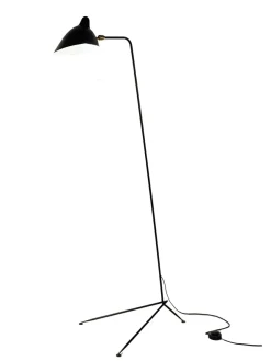 Editions Serge Mouille Standing Lamp w/1 Head/Arm af Serge Mouille> Gulvlamper|Spots