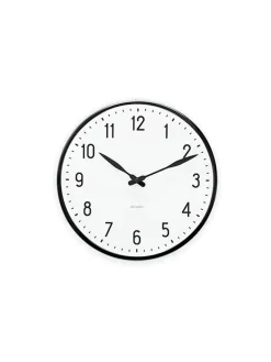 Arne Jacobsen Clocks Station vægur af Arne Jacobsen (Ø: 48)><noscript><img width=