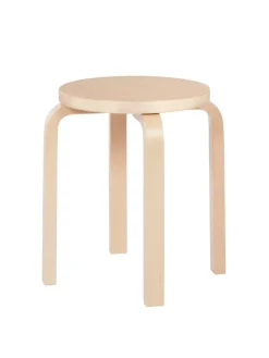 Artek Stool E60, lakeret birk fra> Skamler