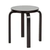 Artek Stool E60, sortlakeret fra> Skamler