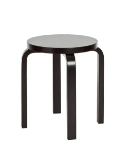 Artek Stool E60, sortlakeret fra> Skamler