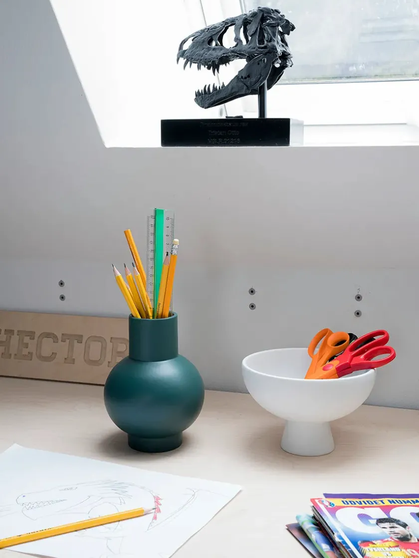 raawii Strøm Vase, coral blush fra> Vaser
