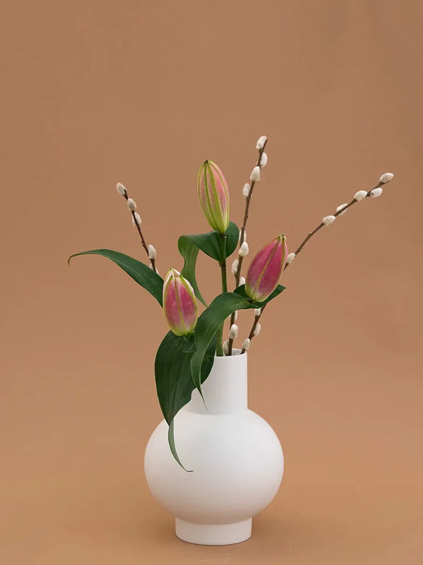 raawii Strøm Vase, purple ash fra> Vaser
