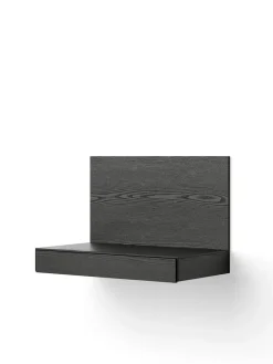 New Works Tana Wall Mounted Desk, black stained oak fra> Skriveborde