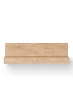 New Works Tana Wall Mounted Media Module, black stained oak fra><noscript><img width=