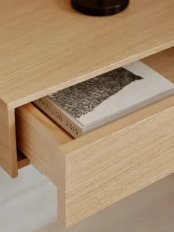 New Works Tana Wall Mounted Nightstand, walnut fra><noscript><img width=