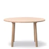 Fredericia Furniture Taro Spisebord Ø120 cm, sæbebehandlet eg fra> Spiseborde