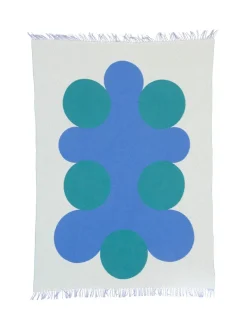 raawii Teenagers from Mars Plaid, white/blue/leaf fra> Puder Og Plaider