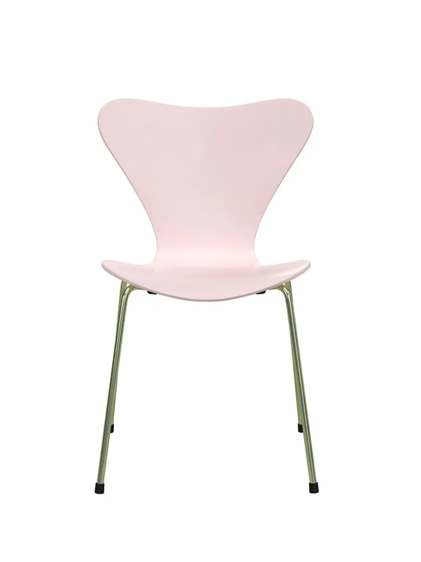 Fritz Hansen 70th Anniversary Edition 3107 Spisebordsstol, 7:14 AM Beige af Arne Jacobsen> Spisebordsstole
