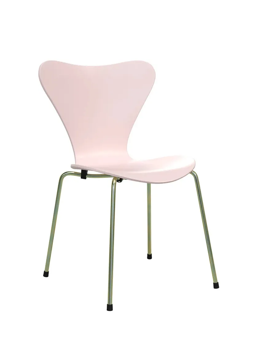 Fritz Hansen 70th Anniversary Edition 3107 Spisebordsstol, 7:14 AM Green af Arne Jacobsen> Spisebordsstole