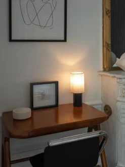 Louise Roe The Eight Over Eight Lamp Small, white marble fra><noscript><img width=