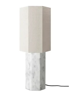 Louise Roe The Eight Over Eight Lamp Large, white marble fra> Spots