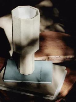 Louise Roe The Eight Over Eight Lamp Small, grey marble fra><noscript><img width=