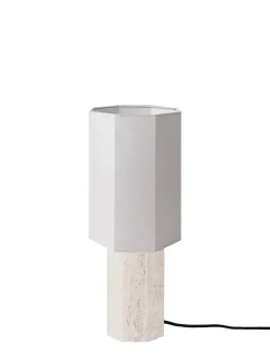 Louise Roe The Eight Over Eight Lamp Small, grey marble fra><noscript><img width=