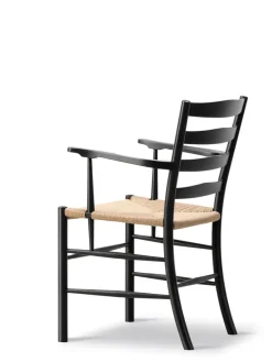 Fredericia Furniture The Klint Armchair, sortlakeret eg fra><noscript><img width=