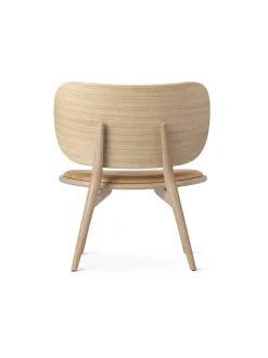 Mater The Lounge Chair, sort bøg med sort læder fra><noscript><img width=