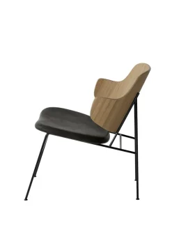 Audo Copenhagen The Penguin Lounge Chair, Læder fra><noscript><img width=