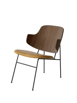 Audo Copenhagen The Penguin Lounge Chair, Læder fra><noscript><img width=