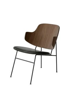 Audo Copenhagen The Penguin Lounge Chair, Læder fra><noscript><img width=