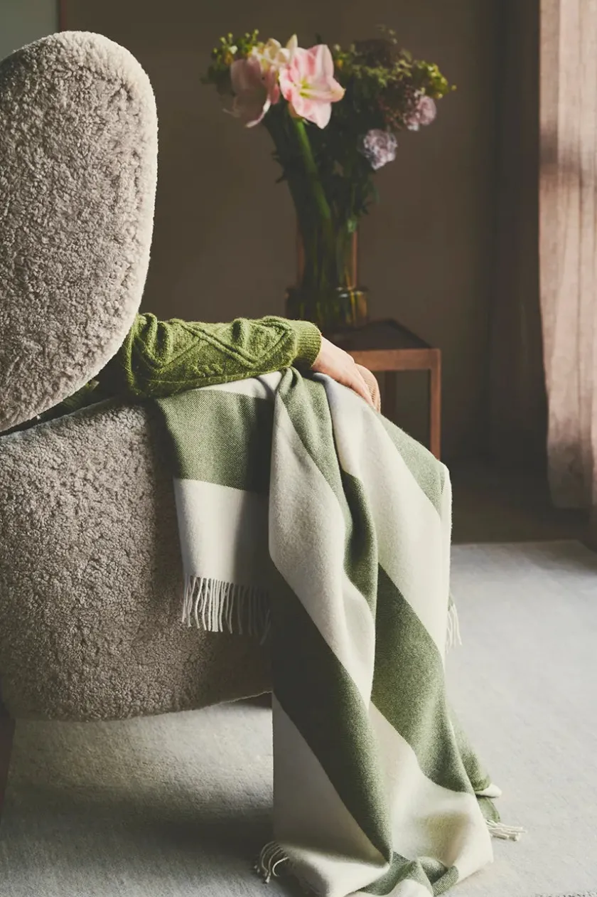 Silkeborg Uldspinderi The Sweater Plaid, brown fra> Puder Og Plaider