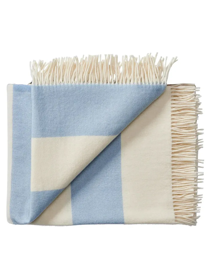 Silkeborg Uldspinderi The Sweater Plaid, golden yellow fra> Puder Og Plaider