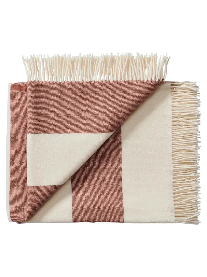 Silkeborg Uldspinderi The Sweater Plaid, golden yellow fra> Puder Og Plaider