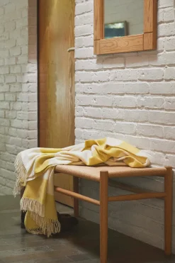 Silkeborg Uldspinderi The Sweater Plaid, golden yellow fra><noscript><img width=
