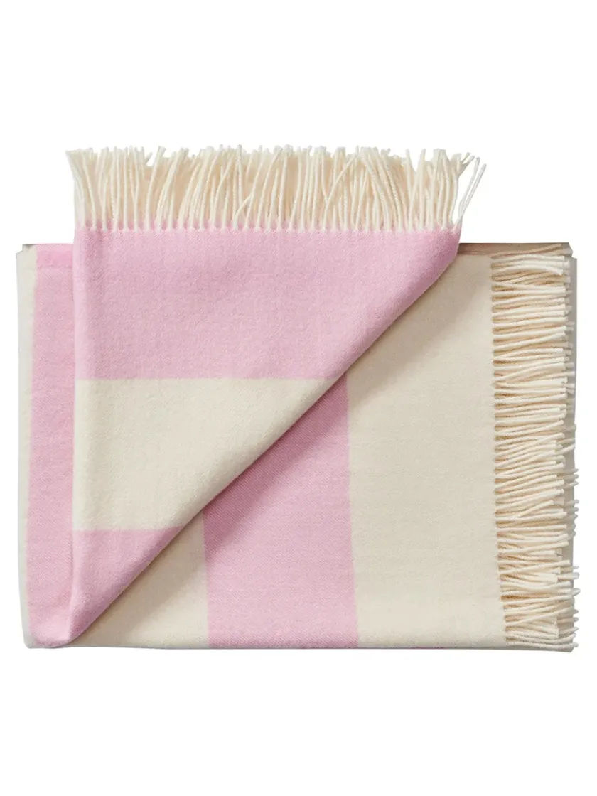Silkeborg Uldspinderi The Sweater Plaid, golden yellow fra> Puder Og Plaider