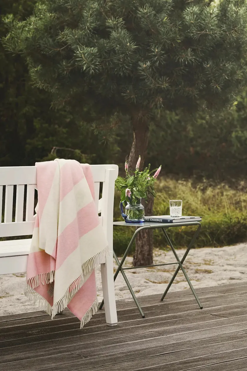 Silkeborg Uldspinderi The Sweater Plaid, golden yellow fra> Puder Og Plaider