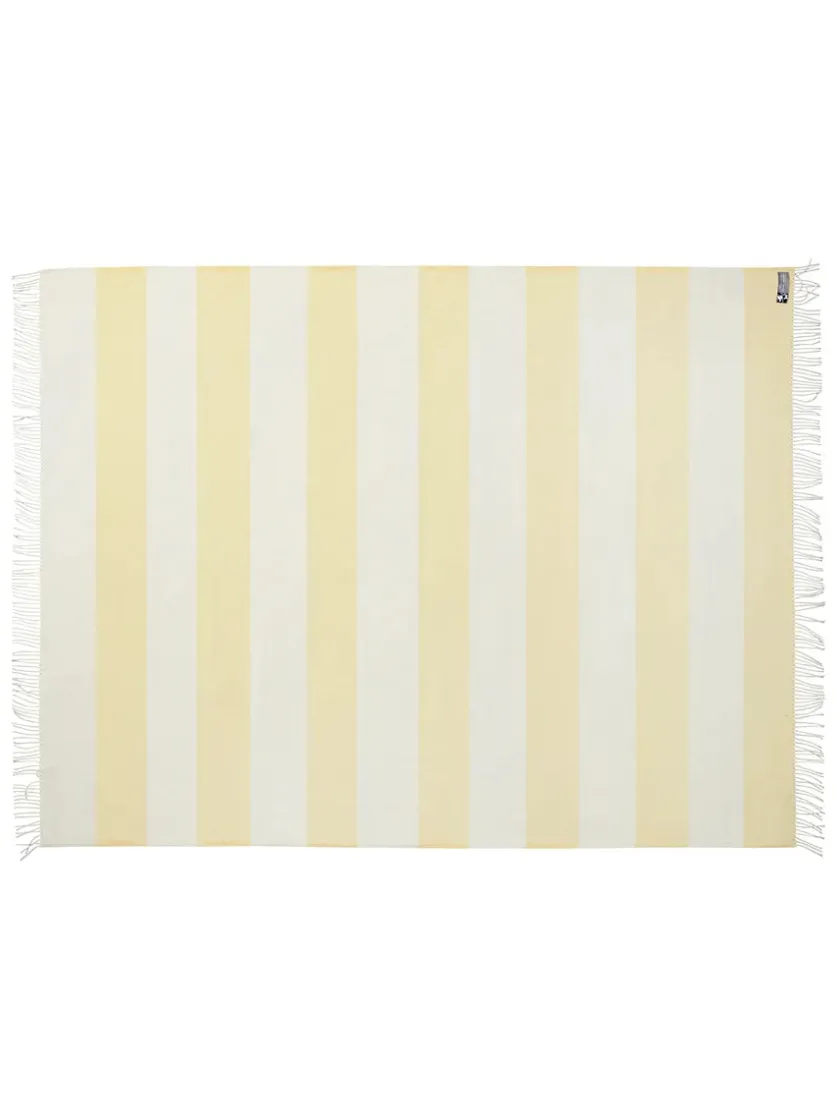 Silkeborg Uldspinderi The Sweater Plaid, golden yellow fra> Puder Og Plaider