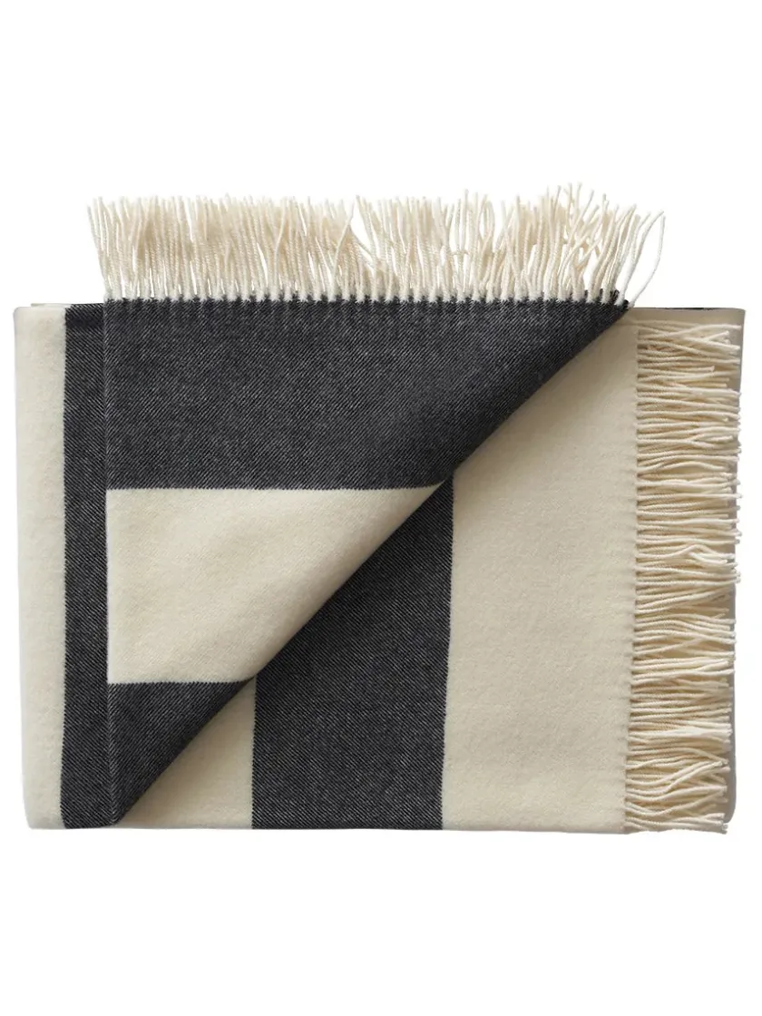 Silkeborg Uldspinderi The Sweater Plaid, golden yellow fra> Puder Og Plaider